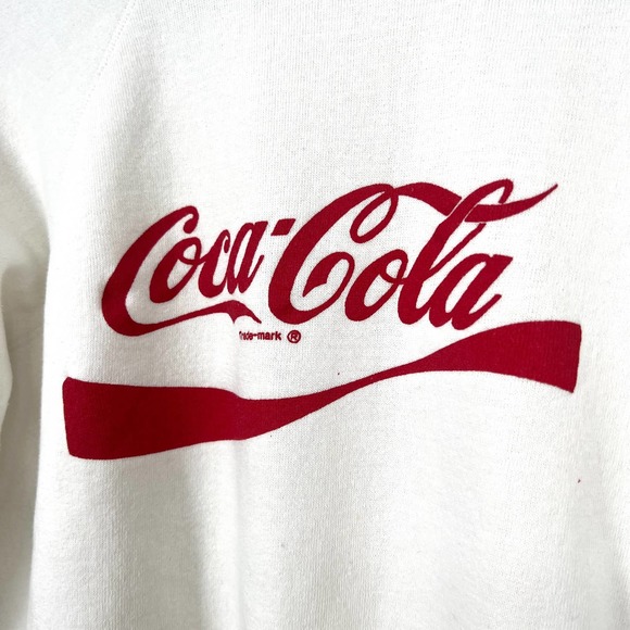 Coca Cola JR Sport Size XL VINTAGE 80s 90s Sweatshirt Blouse Shirt Top - Picture 2 of 7